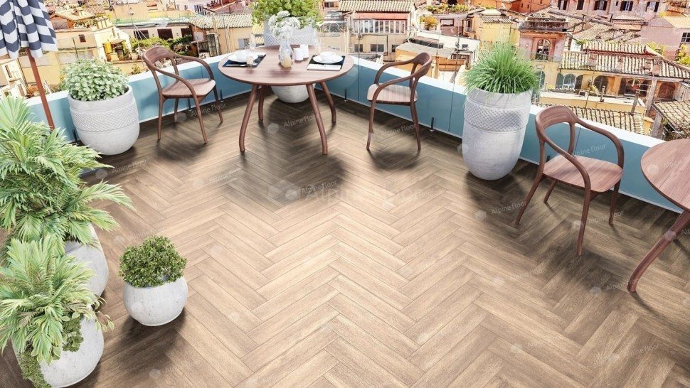 Виниловая плитка "Alpine Floor" Parquet LVT Макадамия (590*118*2,5 мм) — купить в Нерюнгри