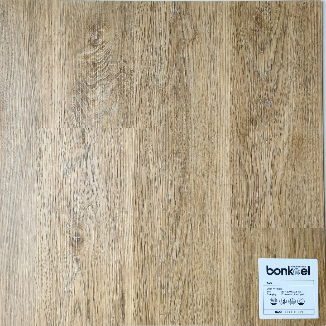Плитка ПВХ "Bonkeel" Base New 343 (1220*150*3,5 мм) — купить в Нерюнгри