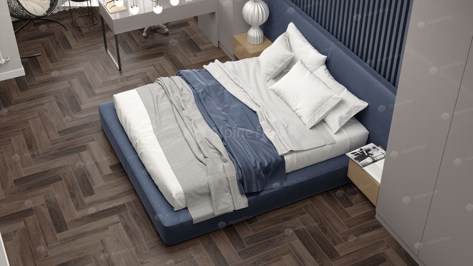 Виниловая плитка "Alpine Floor" Parquet LVT Фафнир (590*118*2,5 мм) — купить в Нерюнгри