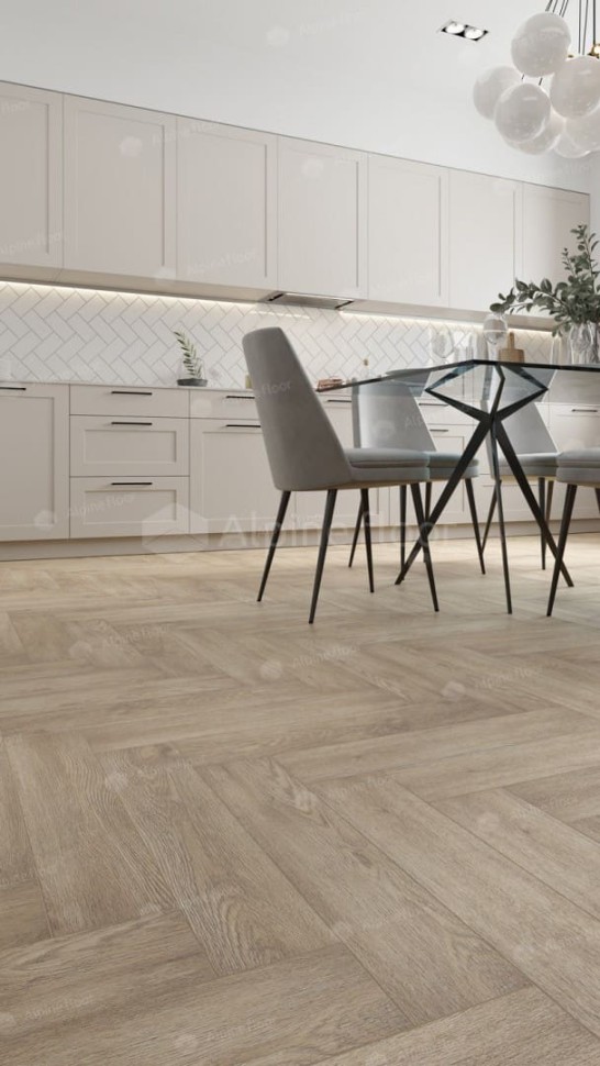 Виниловая плитка "Alpine Floor" Parquet LVT Дуб Ваниль Селект (590*118*2,5 мм) — купить в Нерюнгри