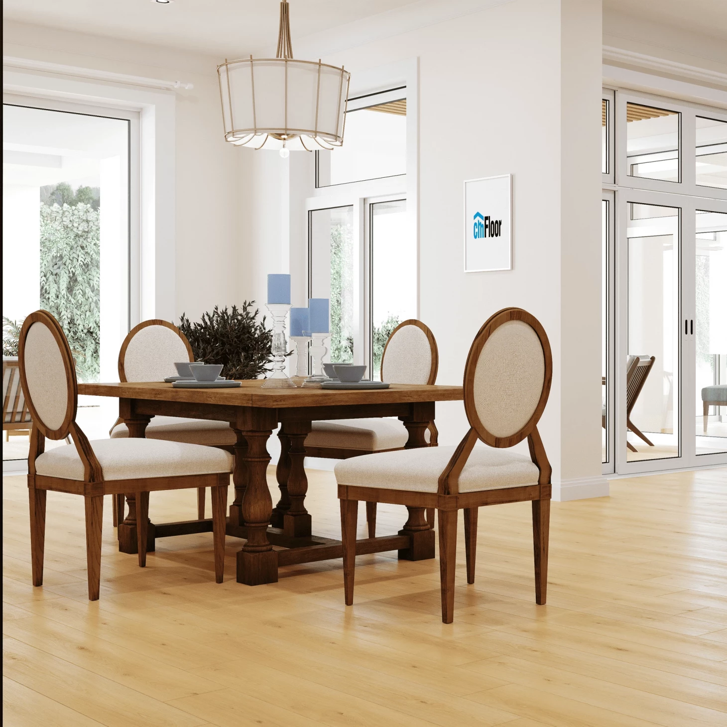 SPC плитка для пола Дуб Орегон (1220*180*4 мм) — купить в Нерюнгри