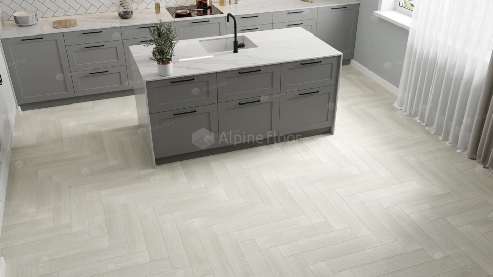 Виниловая плитка "Alpine Floor" Parquet LVT Зимний Лес (590*118*2,5 мм) — купить в Нерюнгри