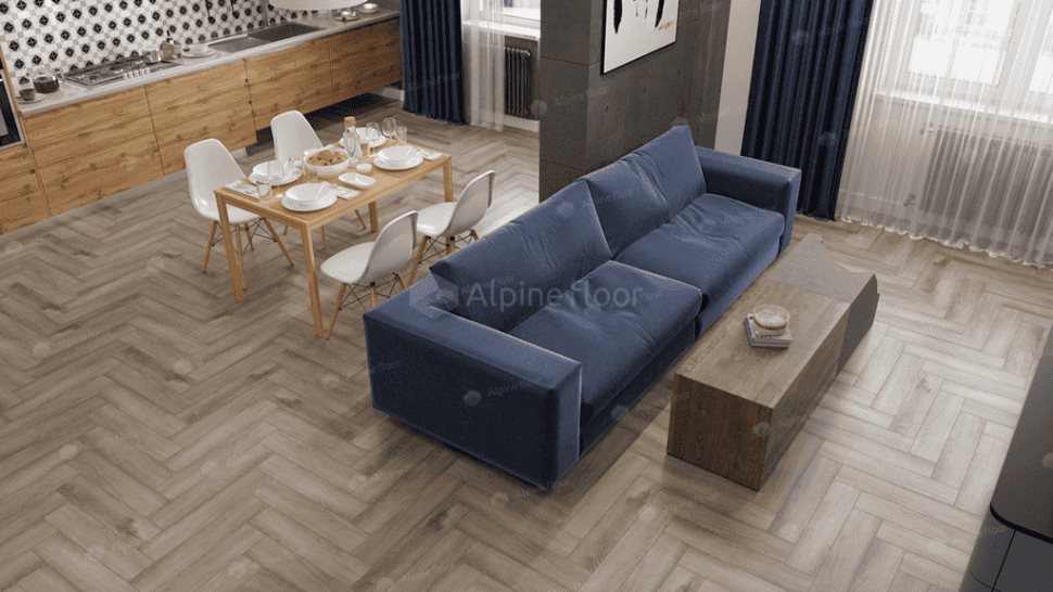 Виниловый ламинат "Alpine Floor" Parquet Light Дуб Исида (600*125*4 мм) — купить в Нерюнгри