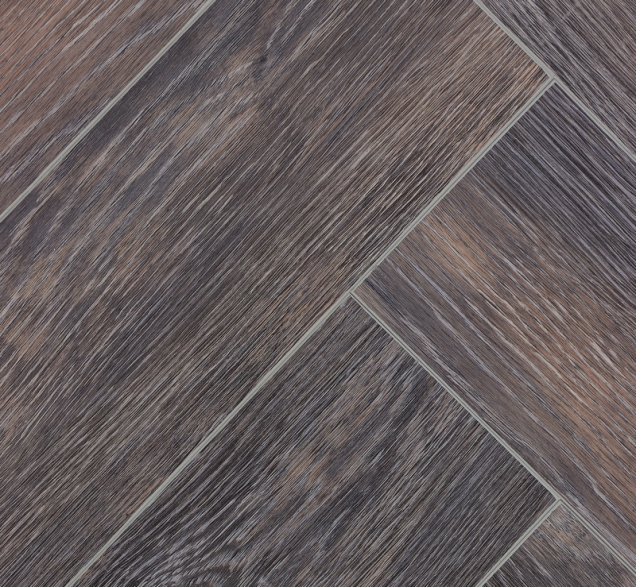 Виниловый ламинат SPC "Cronafloor" Herringbone Дуб Бордо (640*128*4,5 мм) — купить в Нерюнгри