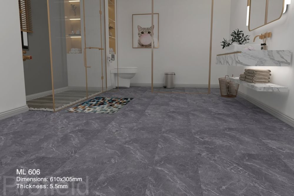 SPC ламинат "Profield" Грей марбл (305*610*5,5 мм) — купить в Нерюнгри