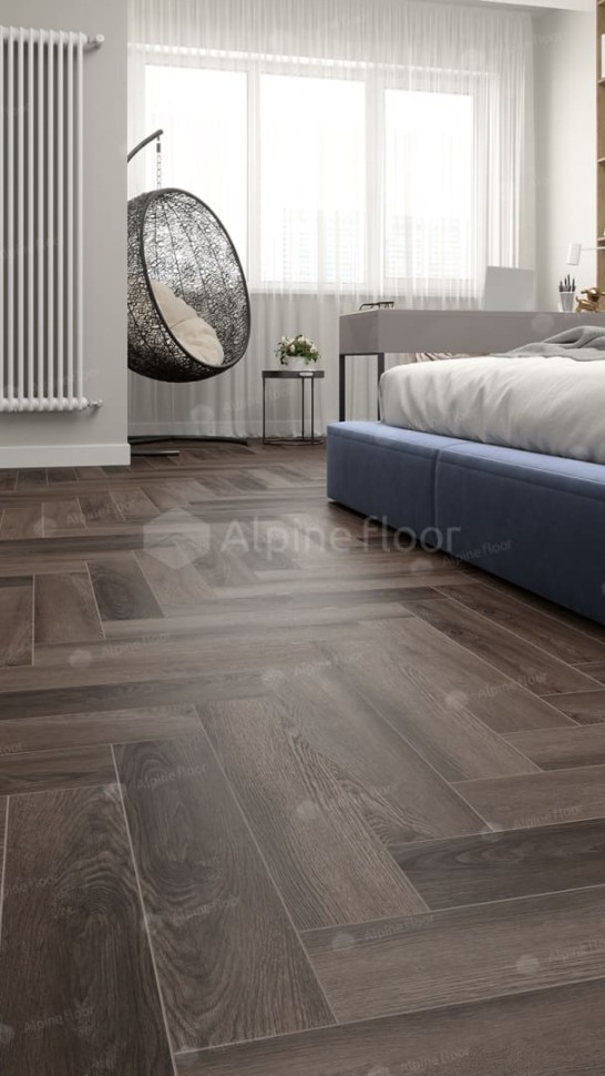 Виниловая плитка "Alpine Floor" Parquet LVT Фафнир (590*118*2,5 мм) — купить в Нерюнгри
