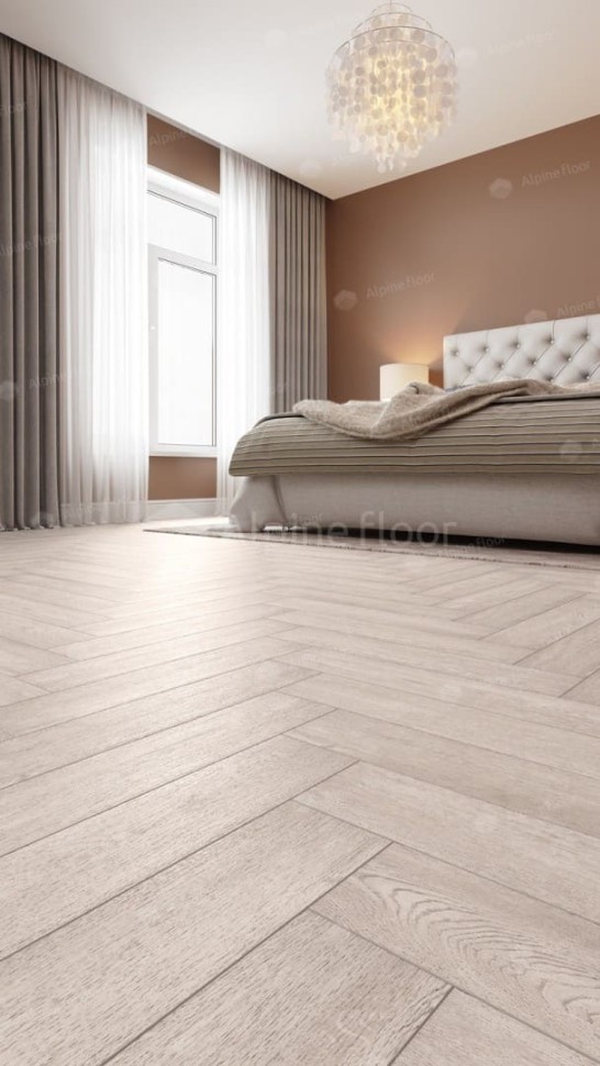 Виниловая плитка "Alpine Floor" Parquet LVT Голубой Лес (590*118*2,5 мм) — купить в Нерюнгри