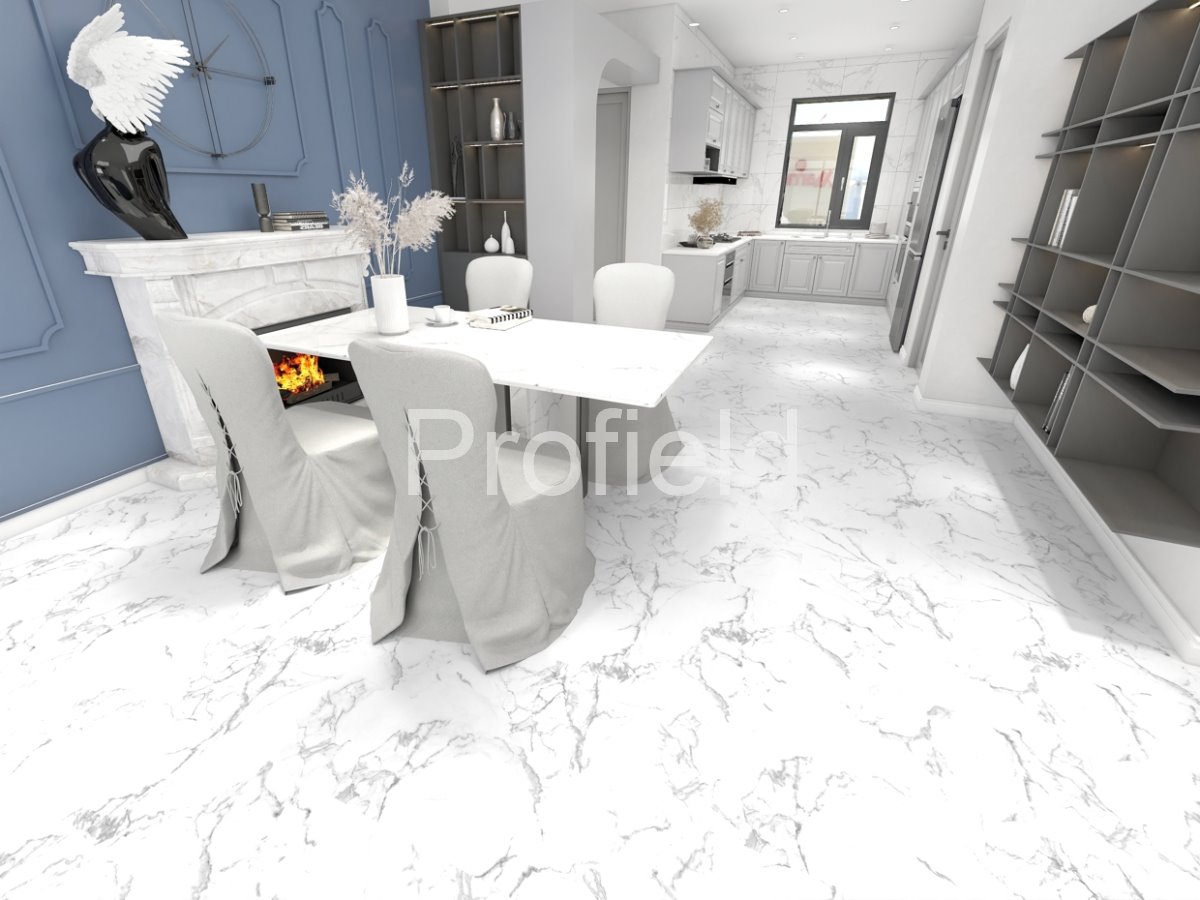 HSPC ламинат "Profield" Камень белый (610*305*5,5 мм) — купить в Нерюнгри