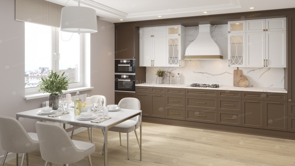 SPC Ламинат "Alpine Floor" Дуб капучино (1524*180*8 мм) — купить в Нерюнгри