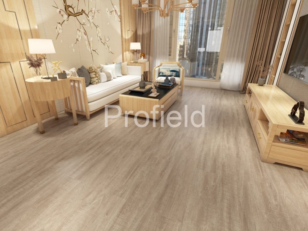 HSPC ламинат "Profield" Тик натуральный (1200*228*5,5 мм) — купить в Нерюнгри
