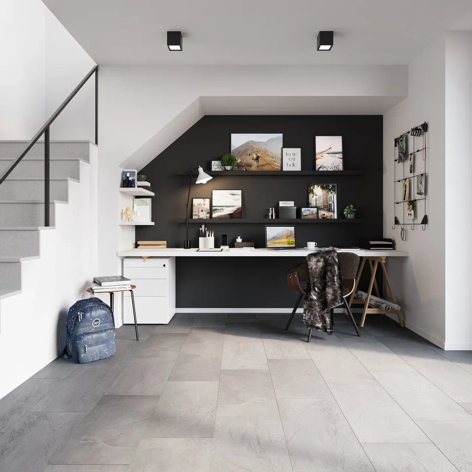 Кварцвиниловая плитка "Invictus" Groovy Granite Steel (610*305*2,5мм) — купить в Нерюнгри