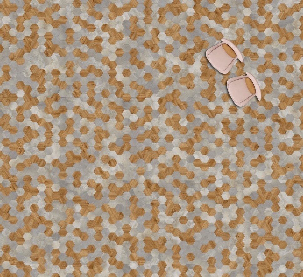 Виниловая плитка "Moduleo" Moods Hexagon 334 (226,32*196*2,5 мм) — купить в Нерюнгри