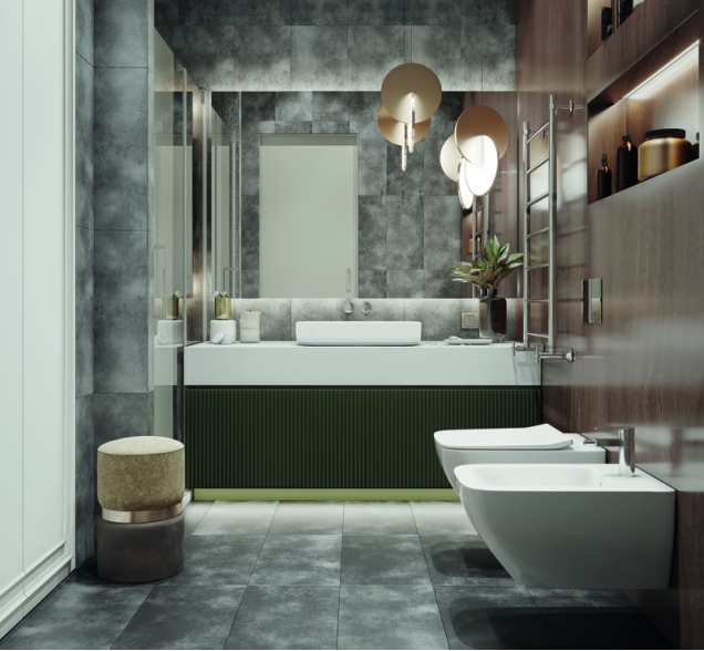 SPC ламинат "CronaFloor" Stone 4V Торнадо Серый (600*300*4 мм) — купить в Нерюнгри