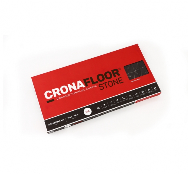 SPC ламинат "CronaFloor" Stone 4V Намиб (600*300*4 мм) — купить в Нерюнгри