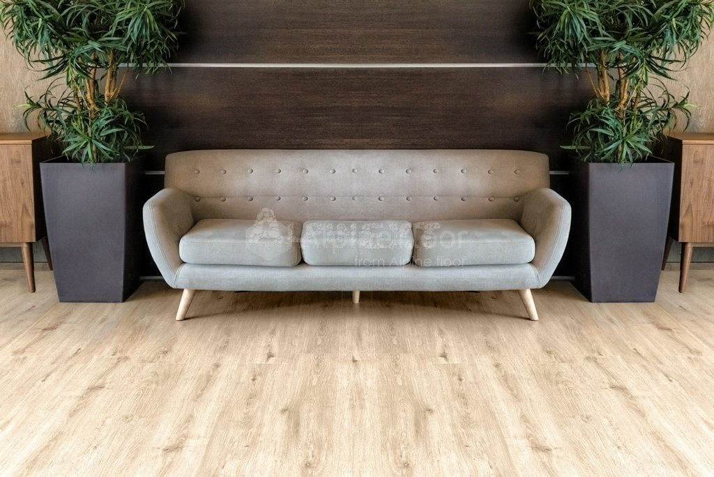Замковая ПВХ плитка "Alpine Floor" Дуб Ваниль  (1220*183*4мм) — купить в Нерюнгри