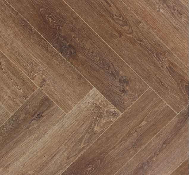 Виниловый ламинат SPC "Cronafloor" Herringbone Дуб Тулуза (640*128*4,5 мм) — купить в Нерюнгри