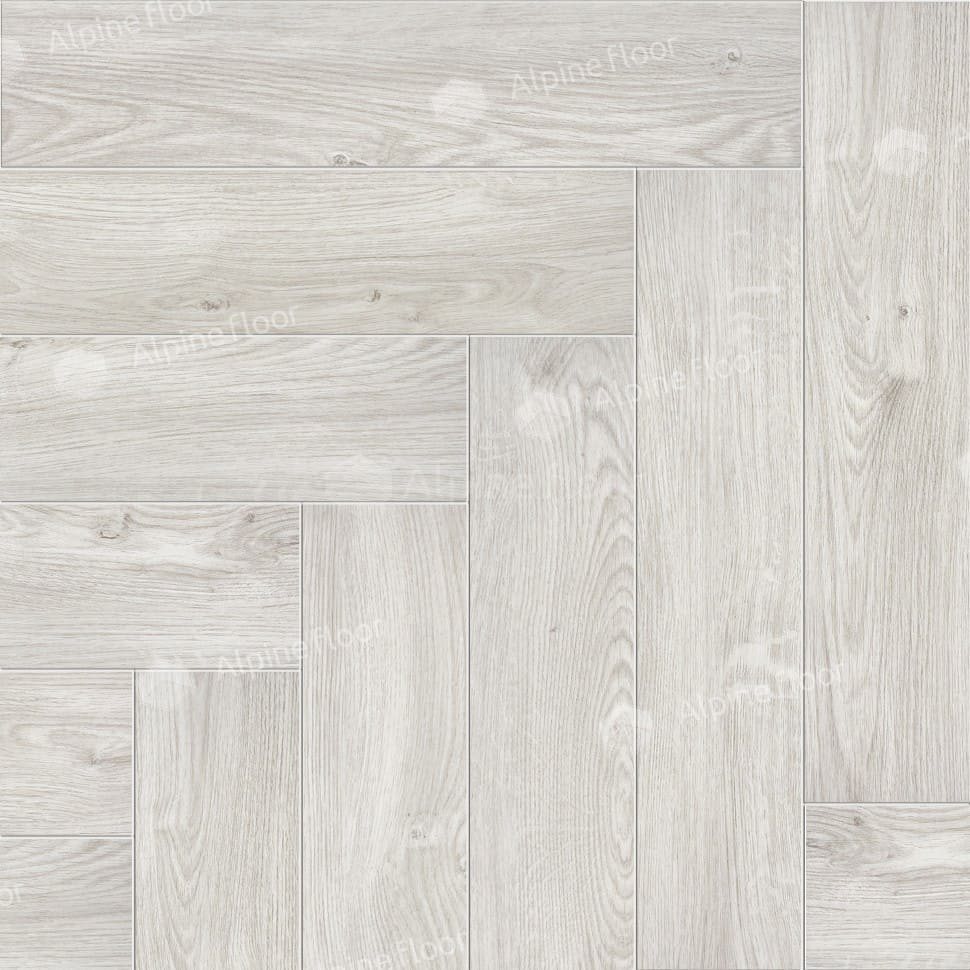 Виниловая плитка "Alpine Floor" Parquet LVT Снежный (590*118*2,5 мм) — купить в Нерюнгри