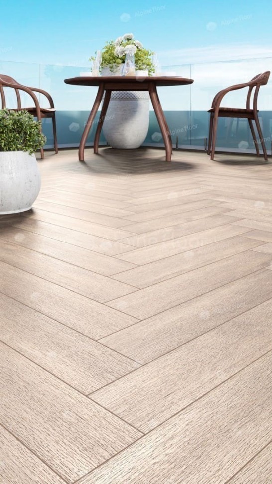Виниловая плитка "Alpine Floor" Parquet LVT Макадамия (590*118*2,5 мм) — купить в Нерюнгри