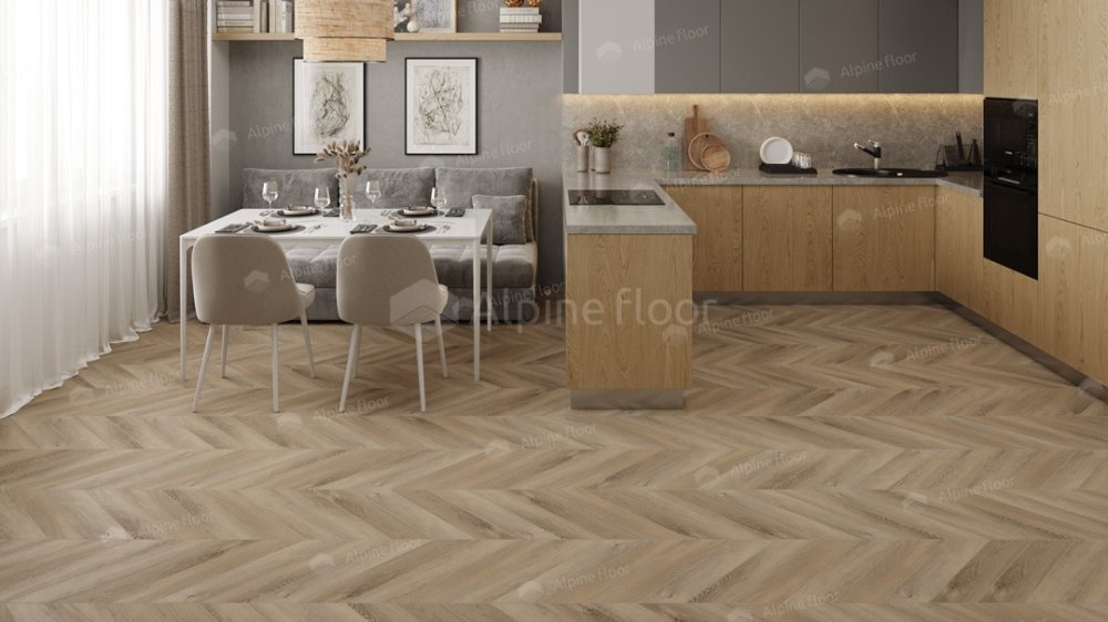 LVT плитка "Alpine Floor" Дуб Синистра (555*127*2,5 мм) — купить в Нерюнгри