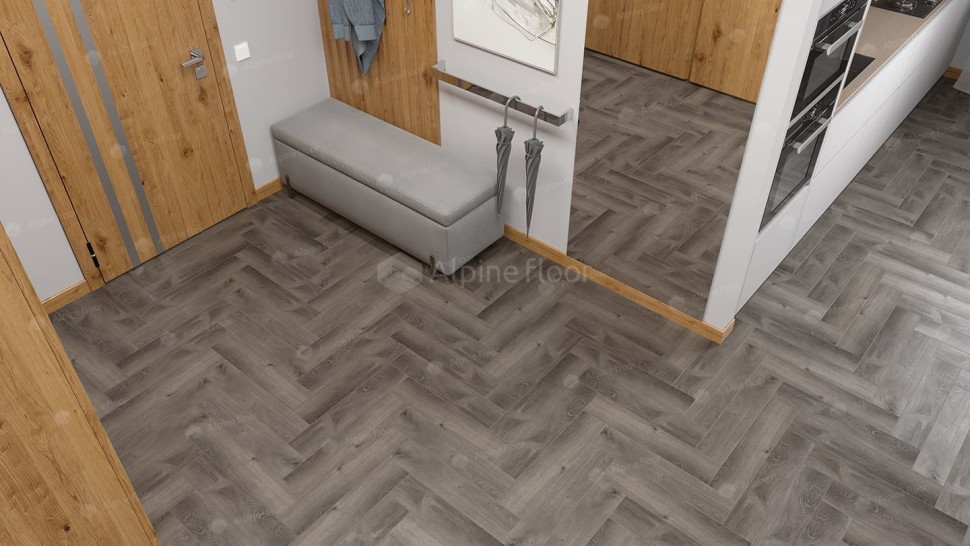 Виниловая плитка "Alpine Floor" Parquet LVT Дуб Мерга (590*118*2,5 мм) — купить в Нерюнгри