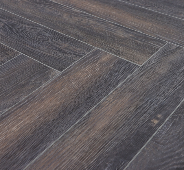 Виниловый ламинат SPC "Cronafloor" Herringbone Дуб Бордо (640*128*4,5 мм) — купить в Нерюнгри