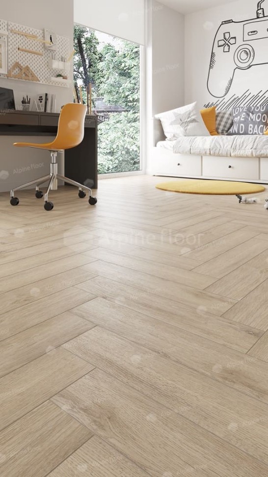 Виниловая плитка "Alpine Floor" Parquet LVT Дуб Медия (590*118*2,5 мм) — купить в Нерюнгри