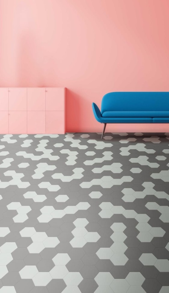 Виниловая плитка "Moduleo" Moods Hexagon 339 (226,32*196*2,5 мм) — купить в Нерюнгри