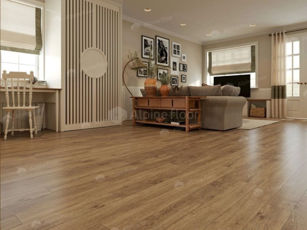 SPC Ламинат "Alpine Floor" Grand Sequoia Village Макадамия (1220*125*4 мм) — купить в Нерюнгри