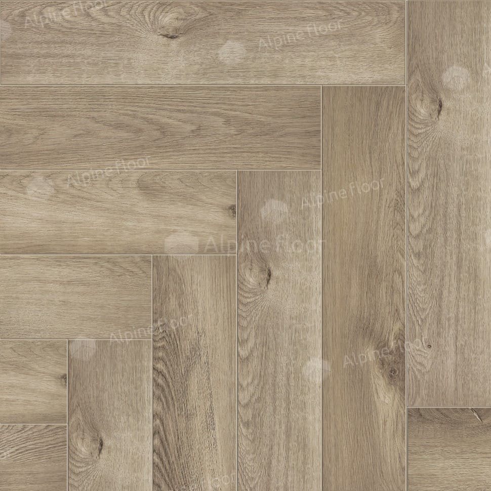 Виниловая плитка "Alpine Floor" Parquet LVT Дуб Натуральный Отбеленный (590*118*2,5 мм) — купить в Нерюнгри