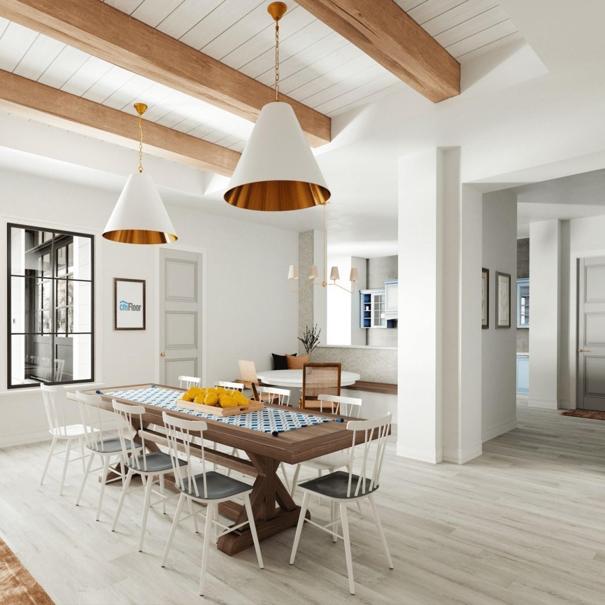 Виниловое напольное покрытие ScandiWood 05 Дуб Ледяной (180*1220*5 мм) — купить в Нерюнгри