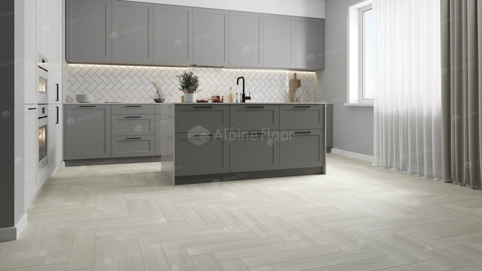 Виниловая плитка "Alpine Floor" Parquet LVT Зимний Лес (590*118*2,5 мм) — купить в Нерюнгри