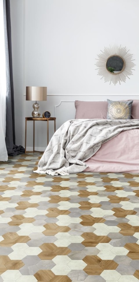 Виниловая плитка "Moduleo" Moods Hexagon 351 (226,32*196*2,5 мм) — купить в Нерюнгри