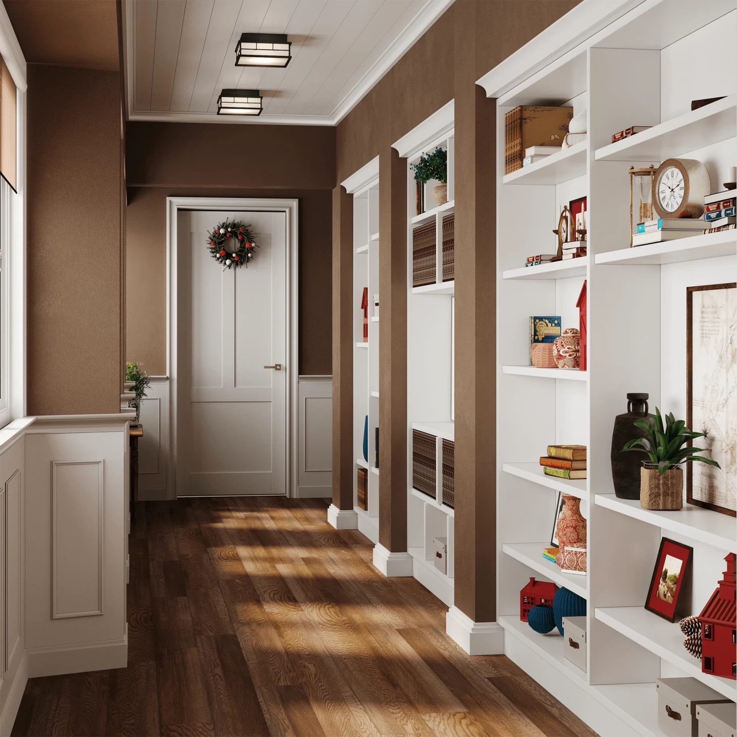 SPC плитка для пола Орех (1220*180*5 мм) — купить в Нерюнгри