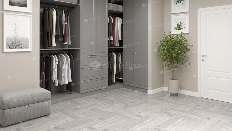 Виниловая плитка "Alpine Floor" Parquet LVT Дуб Полис (590*118*2,5 мм) — купить в Нерюнгри