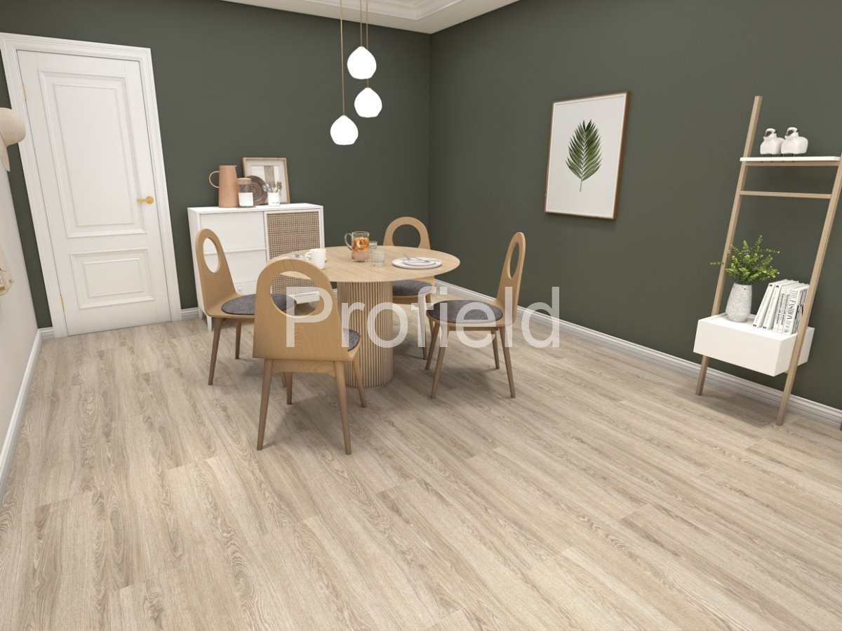 HSPC ламинат "Profield" Дуб Светлый (1200*228*5,5 мм) — купить в Нерюнгри