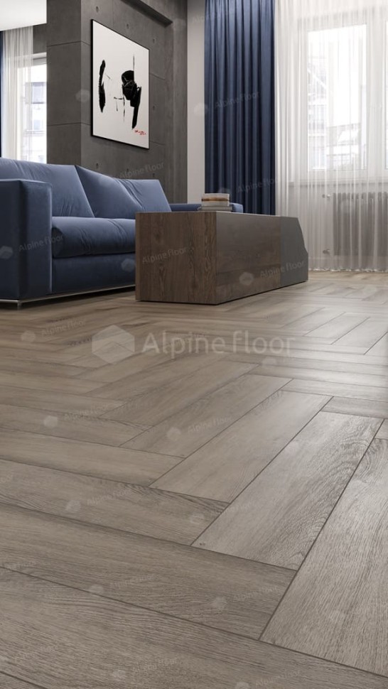 Виниловая плитка "Alpine Floor" Parquet LVT Дуб Исида (590*118*2,5 мм) — купить в Нерюнгри