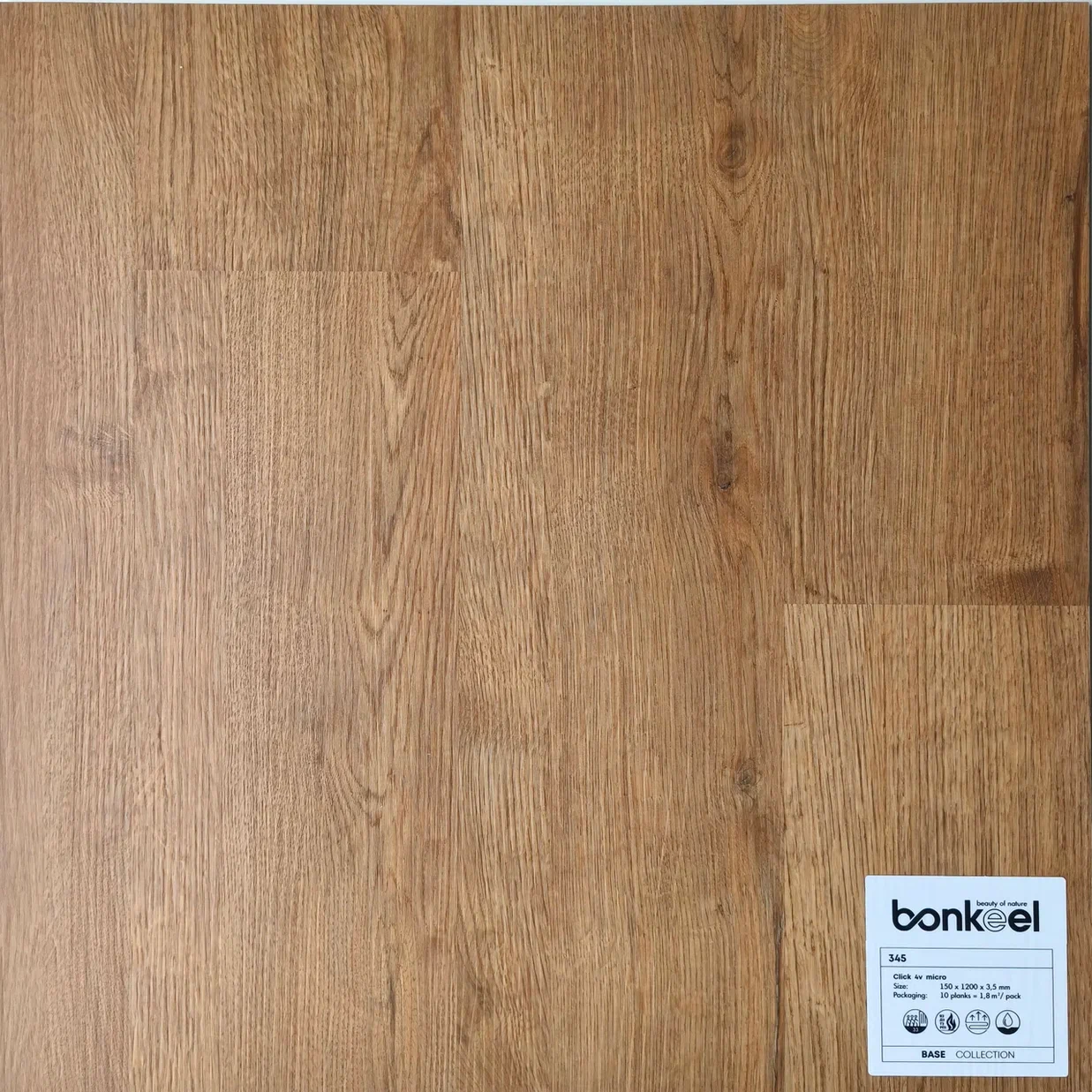 Плитка ПВХ "Bonkeel" Base New 345 (1220*150*3,5 мм) — купить в Нерюнгри