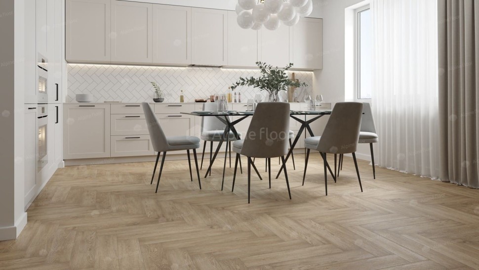 Виниловая плитка "Alpine Floor" Parquet LVT Дуб Ваниль Селект (590*118*2,5 мм) — купить в Нерюнгри