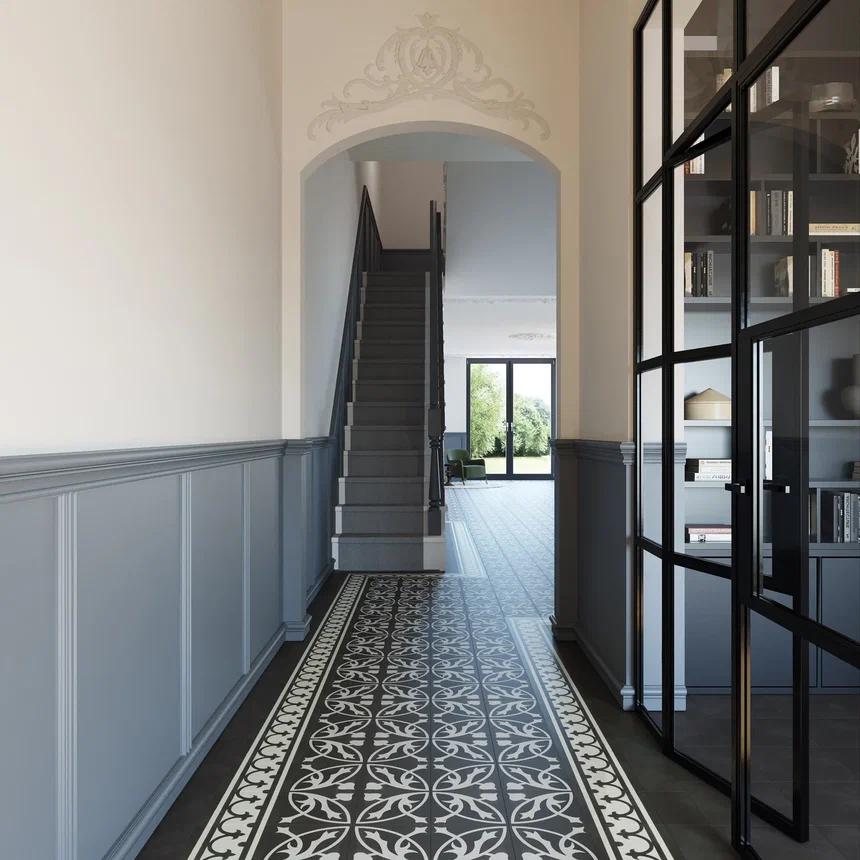 Кварцвиниловая плитка "Invictus" Victorian Deco Charcoal (229*229*2,5мм) — купить в Нерюнгри