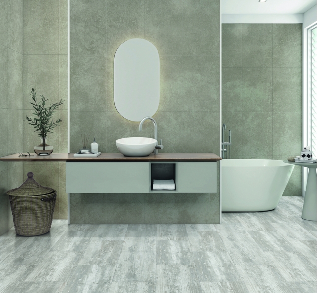 SPC ламинат "CronaFloor" Stone 4V Дублин (600*300*4 мм) — купить в Нерюнгри